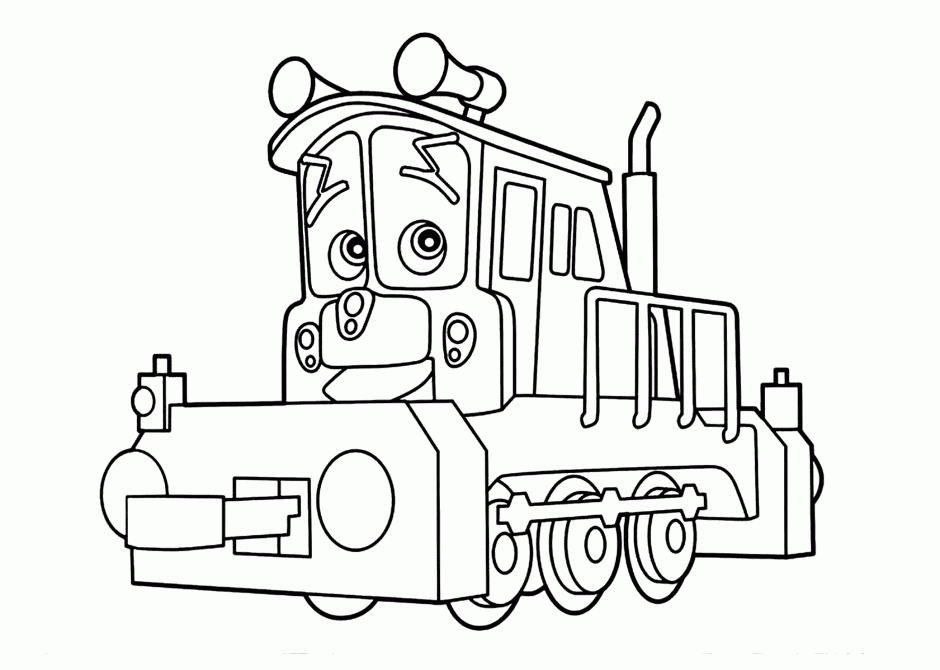 Plansa de colorat cu Chuggington 33 27